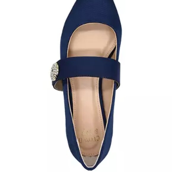 crown & ivy Navy Melanie Mary Jane Flats/NIB/7.5M - Picture 5 of 15